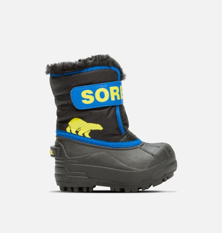 Sorel Barn Vinterkängor Svarta/Blå - Toddler Commander™ - RME-239815